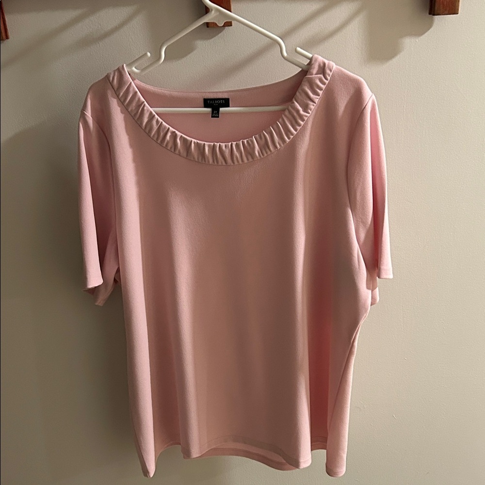 Talbots Soft Pink Blouse